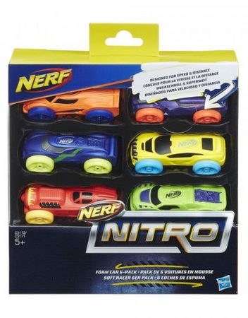 NERF Комплект колички 6 бр. NITRO C3171