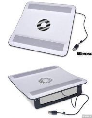Notebook Stand, Microsoft Cooling Base, USB, FAN, White (Z3C-00002)