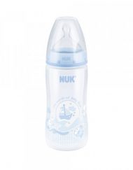 NUK Шише Rose&Blue със силиконов биберон 300 мл.