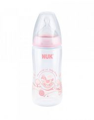 NUK Шише Rose&Blue със силиконов биберон 300 мл.