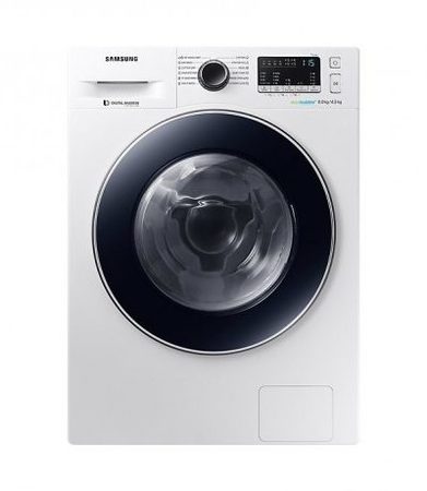 Пералня със сушилня, Samsung WD80M4A43JW/LE, 8/4.5kg, 1400rpm, LED Display, A, ECO BUBBLE