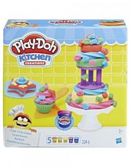 PLAY-DOH Игрален комплект "KITCHEN CREATIONS" ФАБРИКА ЗА ТОРТИ B9741