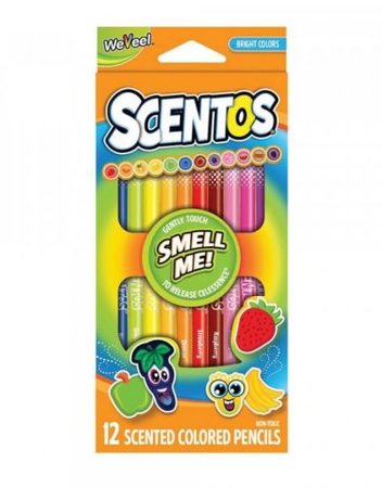 SCENTOS Комплект ароматни цветни моливи