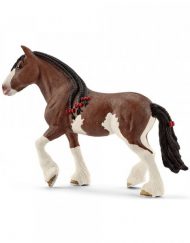 SCHLEICH Фигурка КЛАЙДСДЕЙЛСКА КОБИЛА - СПЛЕТЕНА ГРИВА 13809
