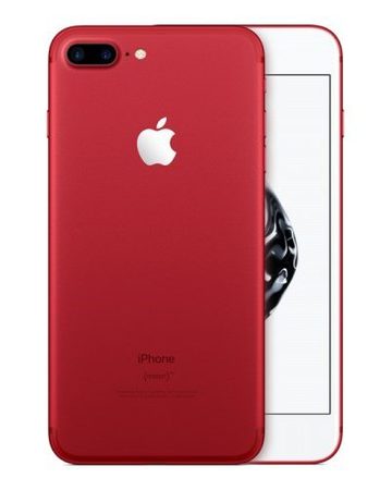 Smartphone, Apple iPhone 7 Plus Special Edition, 5.5'', 128GB Storage, iOS 10, Red (MPQW2GH/A)