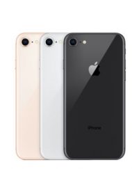 Smartphone, Apple iPhone 8, 4.7'', 256GB Storage, iOS 11, Gold (MQ7E2SE/A)