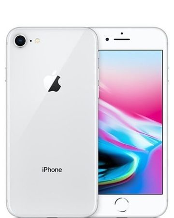 Smartphone, Apple iPhone 8, 4.7'', 256GB Storage, iOS 11, Silver (MQ7D2GH/A)