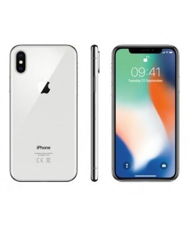 Smartphone, Apple iPhone X, 5.8'', 64GB Storage, iOS 11, Silver (MQAD2GH/A)