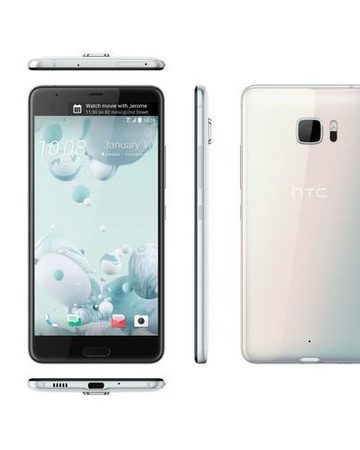 Smartphone, HTC U Ultra, 5.7'', Arm Octa (2.15G), 4GB RAM, 64GB Storage, Android 7.0, Ice White (99HALT016-00)