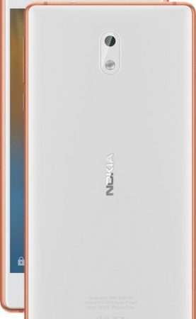 Smartphone, NOKIA 3 TA-1020, Dual Sim, 5'', Arm Quad (1.3G), 2GB RAM, 16GB Storage, Android, Copper