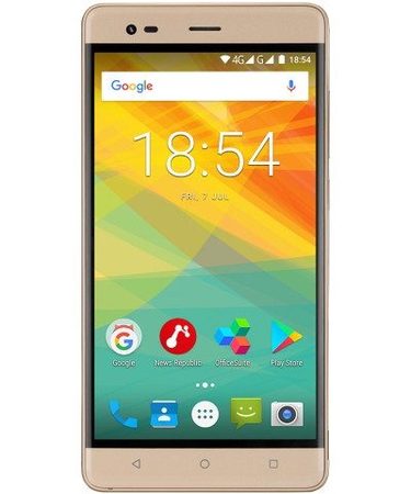 Smartphone, Prestigio Grace R5, Dual SIM, 5.5'', Arm Quad (1.25G), 1GB RAM, 16GB Storage, Android, Gold (PSP5552DUOGOLD)