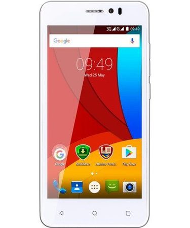 Smartphone, Prestigio Muze K5 LTE, Dual SIM, 5.0'', Arm Quad (1.3G), 1GB RAM, 8GB Storage, Android,White(PSP5509DUOWHITE)