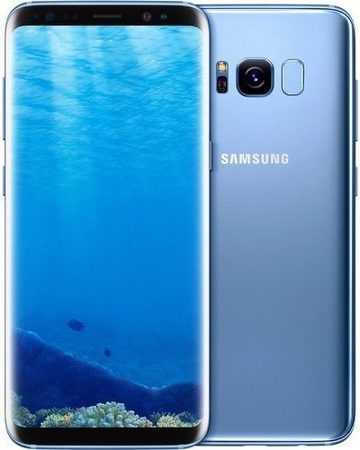 Smartphone, Samsung GALAXY S8+, 6.2'', Arm Octa (2.3G), 4GB RAM, 64GB Storage, Android 7.0, Coral Blue (SM-G955FZBABGL)