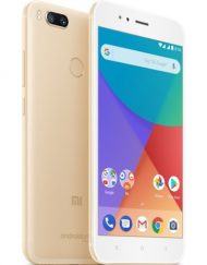 Smartphone, Xiaomi Mi A1 LTE, DualSIM, 5.5'', Arm Octa (2.0G), 4GB RAM, 64GB Storage, Android, Gold (MZB5676EU)