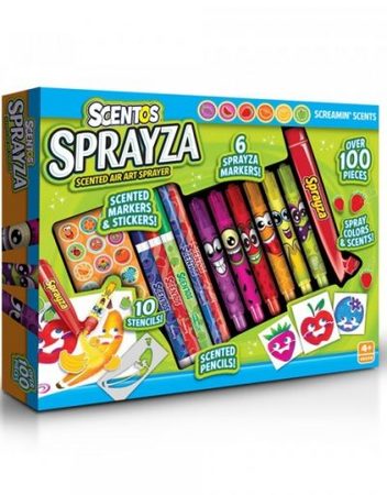 SPRAYZA Голям сет 100 части SCREAMIN SCENTS 48558