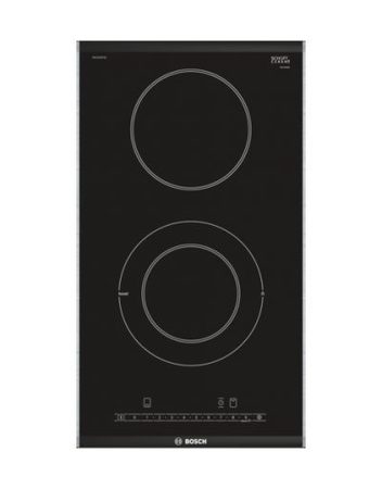 Стъклокерамичен плот за вграждане, Bosch PKF375FP1E, 2 агревателни зони