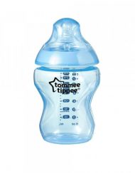 TOMMEE TIPPEE Комплект шишета за новородено + четка за шишета СИН 42356741