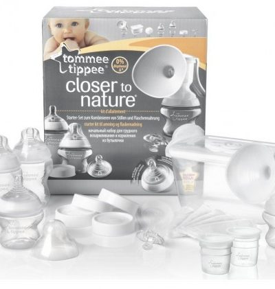 TOMMEE TIPPEE Комплект за кърмене с ръчна помпа за кърма CTN 42355671