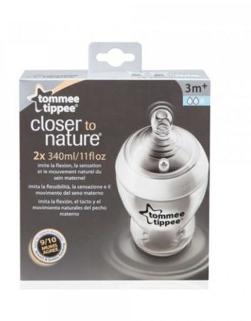 TOMMEE TIPPEE Шише за хранене 340 мл. EASI VENT