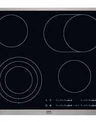 Стъклокерамичен плот за вграждане, AEG HK365407XB, 4 зони