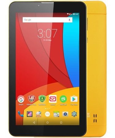Tablet, PRESTIGIO MultiPad Wize 3407 4G /7''/ Arm Quad (1.0G)/ 1GB RAM/ 8GB Storage/ Android/ Yellow (PMT3407_4G_C_YL)