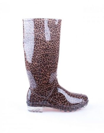 Дамски ботуши от каучук Starshine leopard