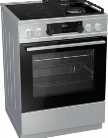 Готварски печки, Gorenje KC6355XT, Енергиен клас: А, 2 електрически + 2 газови