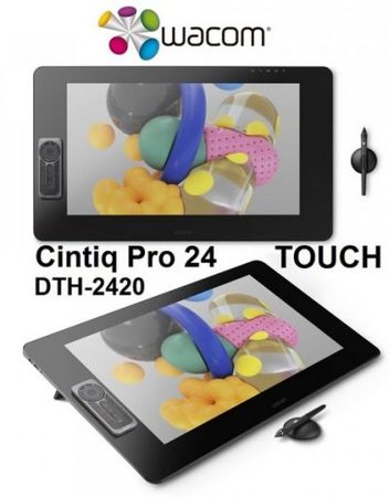 Graphics Tablet, Wacom Cintiq Pro 24 Touch Creative Pen Display (DTH-2420)