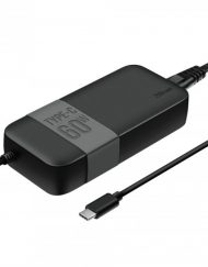 Notebook Power Adapter, TRUST Moda Universal, 60W, USB-C Charger, Black (21478)