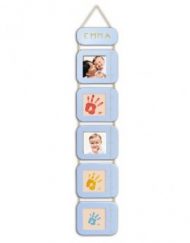 BABY ART Детски метър с отпечатъци Height Print Chart СИН