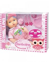 BAMBOLINA Кукла с комплект за хранене 42 см. BD1374BUL