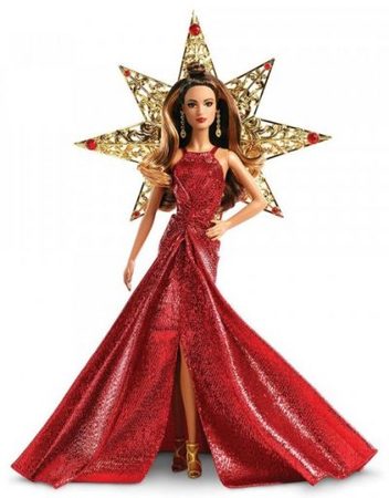 BARBIE Кукла брюнетка HOLIDAY 2017 DYX41