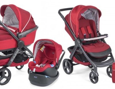 CHICCO J0101.3 Комбинирана количка 3в1 TRIO STYLEGO RED PASSION