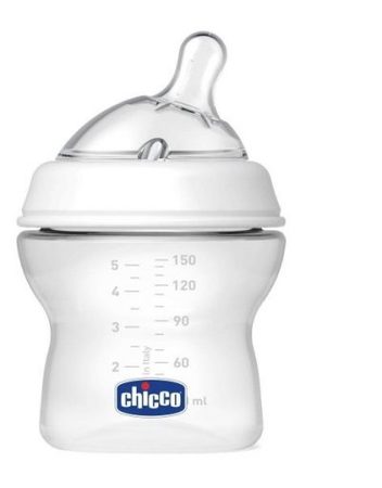 CHICCO N0238 Стъклено шише 150 мл. 0+ NATURAL FEELING