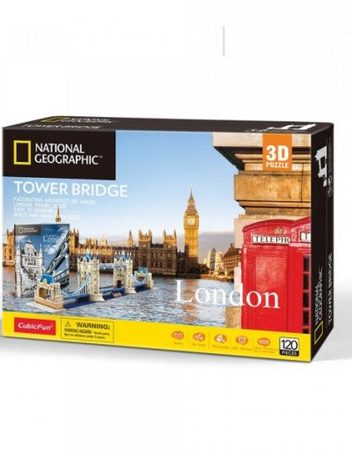 CubicFun 3D Пъзел TOWER BRIDGE NATIONAL GEOGRAPHIC DS0978h