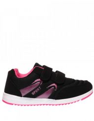 Детски спортни обувки Brock черни с розово