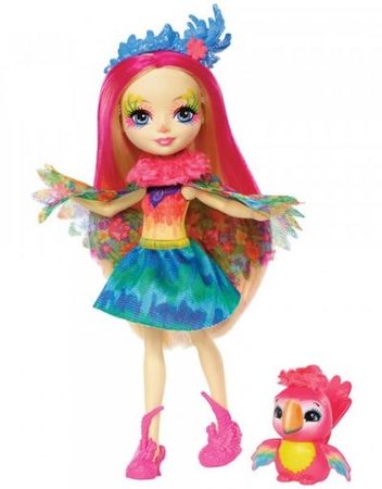 ENCHANTIMALS Комплект кукла - папагал и животно FJJ21