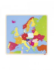 GOKI Детски дървен пъзел - Европа 57509