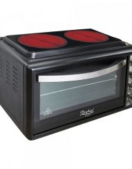 Готварска печка с два стъклокерамични котлона ZEPHYR ZP 1441 B38IR, 38 литра, 3100W, Клас А, Конвекция, Infrared, Черен