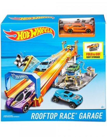 HOT WHEELS Игрален комплект "ПИСТА С ГАРАЖ" CORE GARAGES DRB29