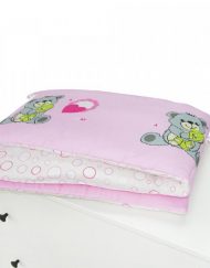 KIKKA BOO Обиколник за кошара 60/120 PINK BEAR 41101080009