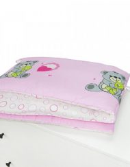 KIKKA BOO Обиколник за кошара 70/140 PINK BEAR 41101080010