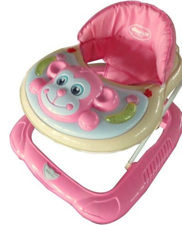 Kikkaboo Проходилка Monkey Light Pink
