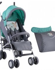 LORELLI CLASSIC Лятна количка с покривало FIESTA GREEN&GREY FRIENDS 1002073/1704A