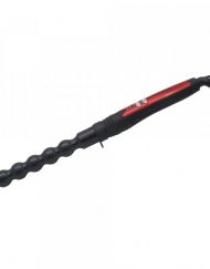 Маша за коса ZEPHYR ZP 1102 MO, 210°C, 360° кабел, Керамично покритие, LED дисплей, Черен/червен