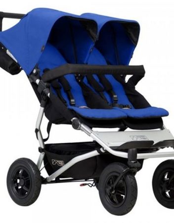 MOUNTAIN BUGGY Комбинирана количка за близнаци DUET V3 MARINE PT-0225