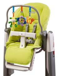 Peg-Perego Дъга със звукови играчки с  тапицерия за стол Kit Tatamia Зелена