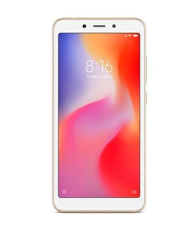 Smartphone, Xiaomi Redmi 6, DualSIM, 5.45'', Arm Octa (2.0G), 4GB RAM, 64GB Storage, Android, Gold (MZB6607EU)