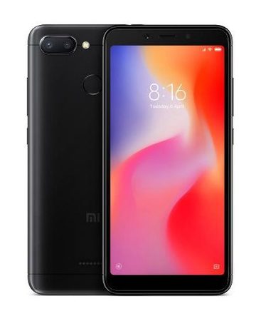 Smartphone, Xiaomi Redmi 6, DualSIM, 5.45'', Arm Octa (2.0G), 4GB RAM, 64GB Storage, Android, Black (MZB6701EU)