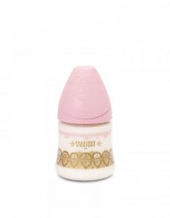 SUAVINEX Шише с анатомичен силиконов биберон PP 150 мл. PREMIUM РОЗОВ SUV3162101PR05PI